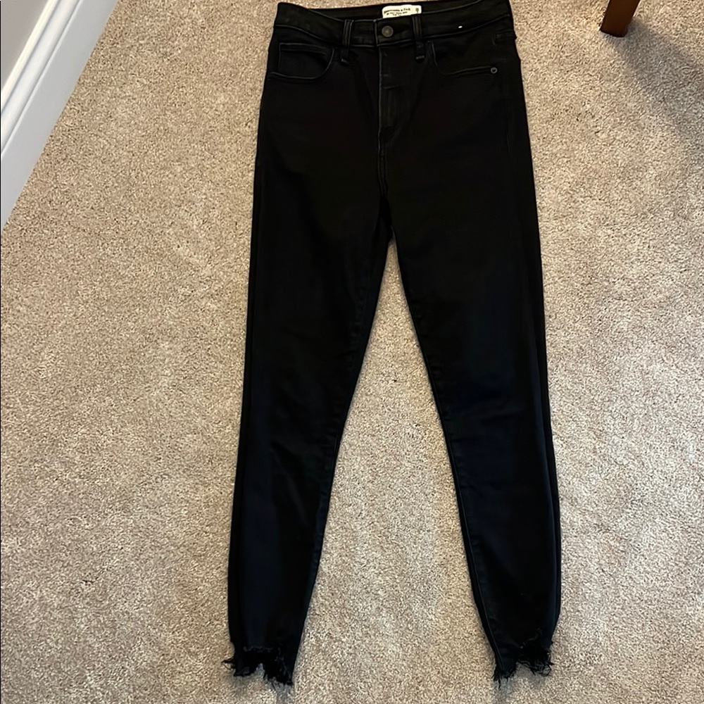 Women's Abercrombie Black Jeans 26